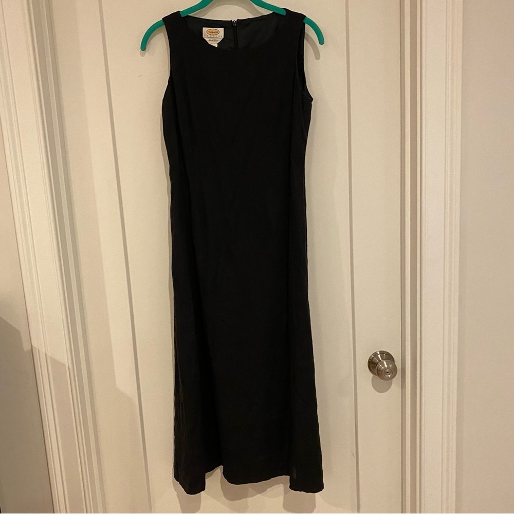 talbots linen dress